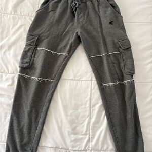 Jed North Gray Cargo Jogger Pants